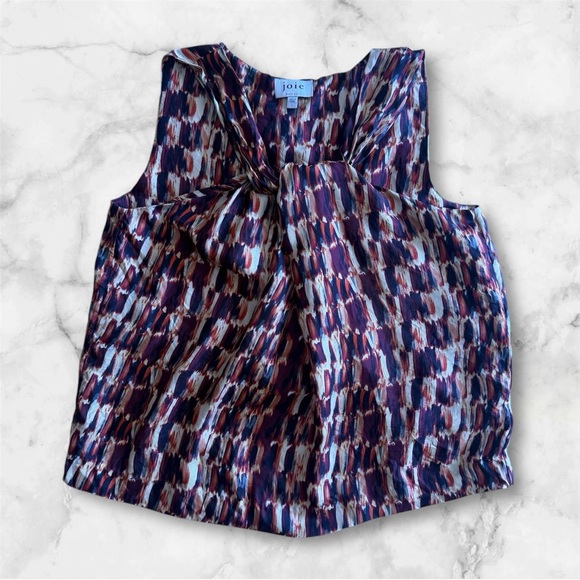 Joie Women's Yellow Silk Malta Halter Blouse Top Size L $198 Lightweight Gold - Picture 4 of 15